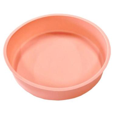 Imagem de Forma para Bolo Redonda em Silicone Laranja - Quanhe