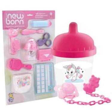 Imagem de Acessorios para Bonecas NEW BORN Completo Divertoys 8201