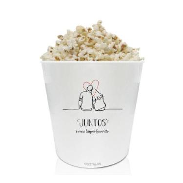 Imagem de Balde De Pipoca Personalizado Juntos Para Dia Dos Namorados - Krystalo