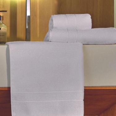 Imagem de Toalha Banho Profissional Mônaco Branca 0,70x1,35m - Teka