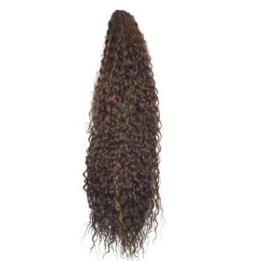 Imagem de Rabo De Cavalo Cacheado Bio Vegetal 80cm Igual ao Humano - Maya Hair ,