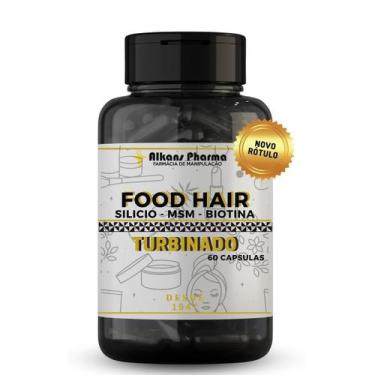Imagem de Food Hair Turbinado: Cabelo, Pele E Unhas 60 Cápsulas - Alkans