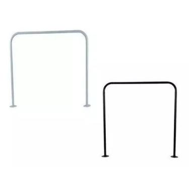 Imagem de 1 Provador Quadrado 90x90 Preto Ou Branco,  Preto