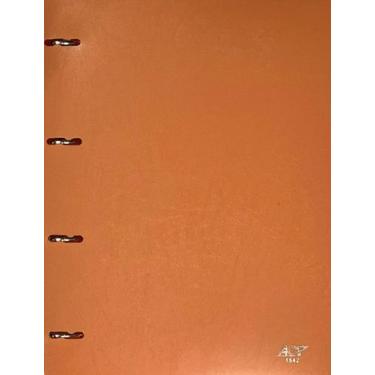 Imagem de Caderno Fichário Argolado A4 Teen Cores Pasteis ACP, Laranja