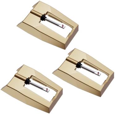 Imagem de DIGITNOW Agulha de jogador gravador/agulha Goleden com 3 pacotes de substituição Stylus Dimond para toca-discos de vinil, lp, fonógrafo