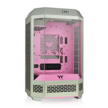 Imagem de Thermaltake Capa Micro-ATX Tower 300 Summer Edition Matcha Plum; ventoinha CT de 2 x 140 mm incluída; suporta radiador de até 420 mm; capacidade de exibição horizontal; CA-1Y4-00SJWN-00; garantia de 3