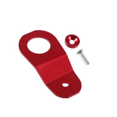 Imagem de ACROPIX Kit de suporte de radiador para tanque de água do motor e kit de arruela para Honda Civic 1996-2000 liga de alumínio vermelho 1 conjunto de peças de carro