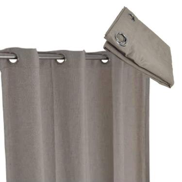 Imagem de Cortina Dupla Camada 1.40X2.60M 8 Furos 1 Folha Janela Porta Quarto Sala Casa