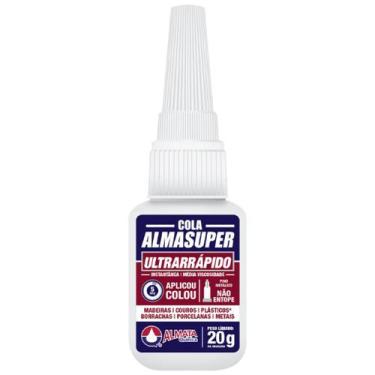 Imagem de Cola Adesivo Instantâneo ULTRARRÁPIDO 20G Almasuper - Almata