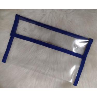 Imagem de Pasta para caderneta de vacinação com botão - Espaço da Neide, Azul Bi