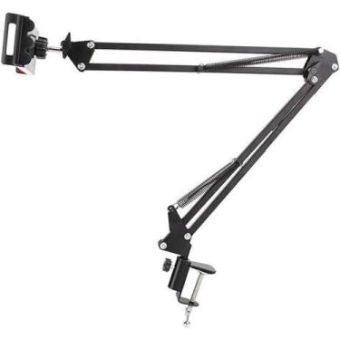 Imagem de Suporte de Telefone de Cama Ajustável 360 Graus, Metal Dobrável Portát