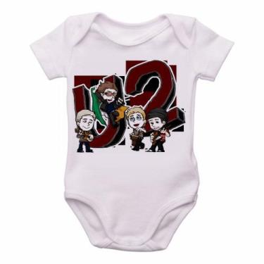 Imagem de body nenê criança roupa bebê U2 Desenho - Empório Dutra, G   ( 4-8 Mes