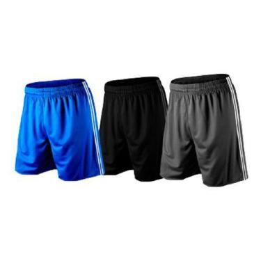 Imagem de Kit 3 Shorts Calção De Jogador , Shorts De Academia - Time Sport, M, S