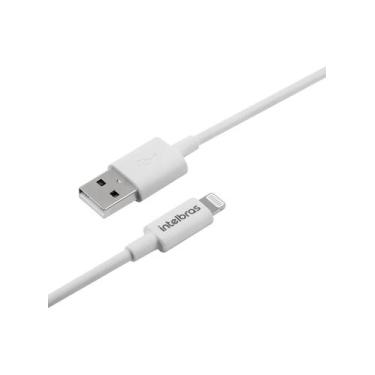 Imagem de Cabo Usb Lightning 1.2M Pvc Eucl 12Pb Intelbras Branco Conector Origin