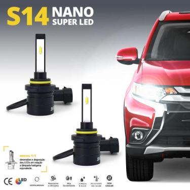 Imagem de Par Lâmpadas HB4 Farol Milha Hilux 2013 2014 2015 2016 Super Led Mini 
