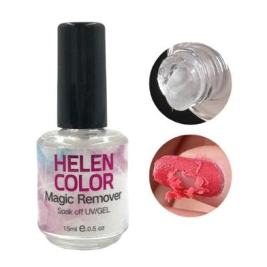 Imagem de Magic remover helen color 15ml esmalte em gel removedor