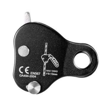 Imagem de Deevoka Corda para escalada e segurança, ajustador para atividades ao ar livre e expedições, Preto