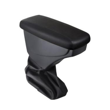 Imagem de Apoio de Braço Compatível com Peugeot 208 2021/... Courvin preto sem costura