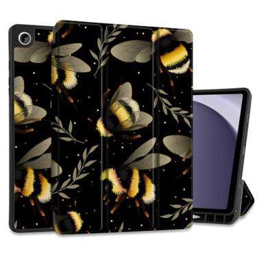 Imagem de MEEgoodo Capa para Samsung Galaxy Tab A9 Plus de 11 polegadas 2024 2023 com suporte para caneta S, capas para tablet inteligente A9+ com suporte de três dobras de couro + capa traseira de TPU macio +