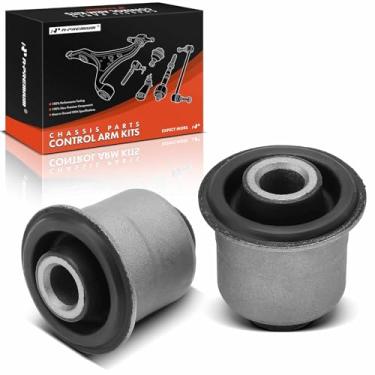 Imagem de A-Premium Substituição da bucha do braço de controle para Nissan Frontier 2005-2019 Armada Pathfinder Xterra Titan Infiniti QX56 QX80 Suzuki Equator Front Upper, um conjunto de 2