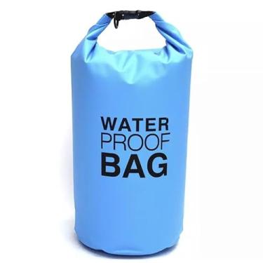 Imagem de Bolsa Mochila Impermeável Saco Estanque 20 Litros Camping Bag (Azul)