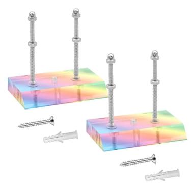 Imagem de YHNTGB Pacote com 2 suportes de parede para skate (laser)