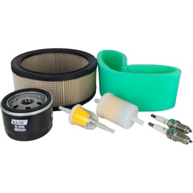 Imagem de XYZIL Kit de filtro de ajuste 230015 compatível com motor a gás Miller Bobcat 225 260, compatível com motor Miller Trailblazer 325, soldador acionado por motor, filtro de combustível, vela de ignição,