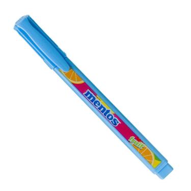 Imagem de Caneta Destaca Mentos Fruit Azul Pastel Compactor