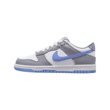 Imagem de Nike Dunk Low Sapatos infantis grandes (FB9109-121, branco/cinza cimento/pulseira real), Branco/cinza cimento/Royal Pulse, 20