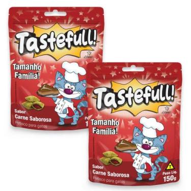 Imagem de Hana Tastefull Para Gatos Kit 2 Un Carne Saborosa 150g