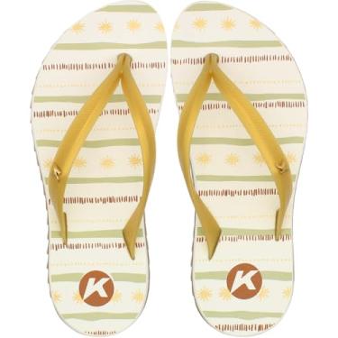 Imagem de Chinelo Kenner Ibiza Pro Solare Feminino - Branco e Bege - 35