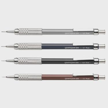 Imagem de Kit 4 Lapiseira Graphgear 500 Tecnica Pentel