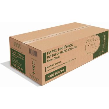Imagem de Papel Higiênico Indaial Intercalado fd com 8.000 Unidades