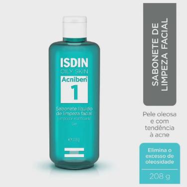Imagem de Sabonete facial isdin pele oleosa acniben 208G