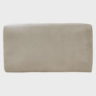 Imagem de Puff Puf Estofado Tecido Veludo 70X70Cm Suede Gigante Castor