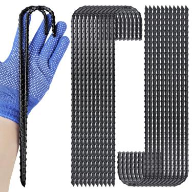 Imagem de EISENSP Estacas de vergalhão J-Hook de 30 cm, âncoras de solo resistentes antiferrugem para cerca de arame, cerca de cachorro de jardim, redes esportivas, barraca de acampamento, etc. (pacote com 80)