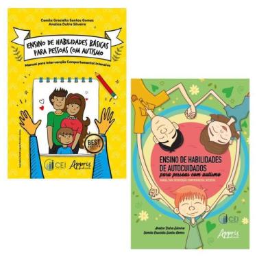 Imagem de Coleção ensino de habilidades para pessoas com autismo - 2 vol - Kit d