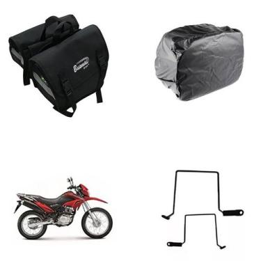 Imagem de Alforge Universal C/ Capa + Afastador Bros 150 09 a 14 - Busmai Sport
