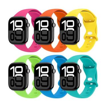 Imagem de Pulseiras de relógio THWALK compatíveis com Apple Watch 38-49 mm