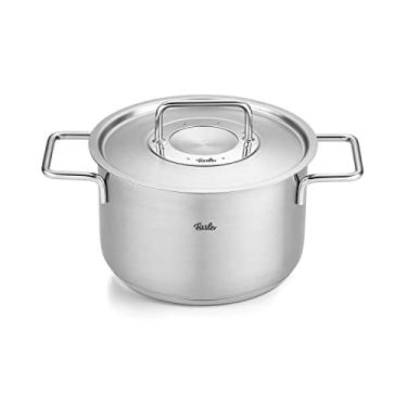 Imagem de Fissler Pure Collection Panela de aço inoxidável de 4,2 litros com tampa de metal