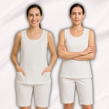 Imagem de 2 Conjuntos Uniforme Babá Domestica Empregada Copa Camareira - IZY JEA