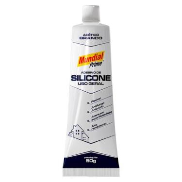 Imagem de Silicone Acetico Branco 50G PT0500005 Mundial Prime