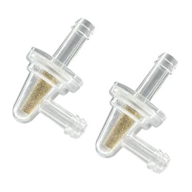 Imagem de tobenbone 2 Peças 1/4 Filtro De Combustível Em Linha, Motor Motocicleta Pequeno Linha Universal 90 Graus Gás Transparente Substituição Para Bicicleta Scooter Quadriciclos