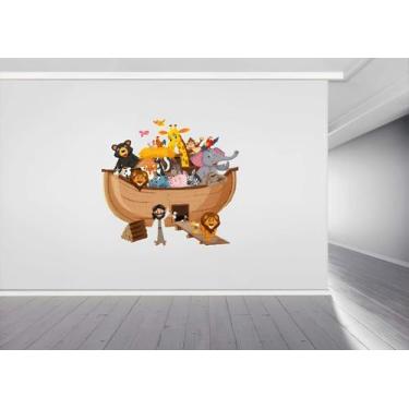 Imagem de Adesivo De Parede Arca De Noé Mod01 - Lojinha Da Luc Adesivos