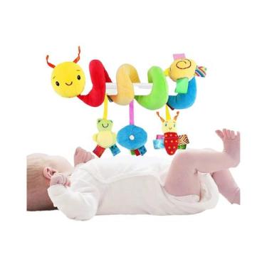 Imagem de Carrinho De Bebê Colorido Pendurado Sino Brinquedo De Pelúcia Multifun