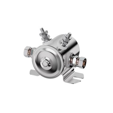 Imagem de Maxlouder Relé Solenoide Contínuo Niquelado 12VDC 4 Terminal Max 200A para Carrinhos de Golfe, Guincho, Modelos Marítimos de Maratona a Gás E-Z-GO 12VDC com motores de 2 ou 4 ciclos