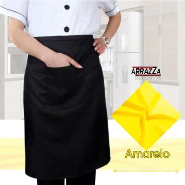 Imagem de Avental de Cintura Unissex Tipo Saia Para Bar Garçom Chef Cozinha Rest