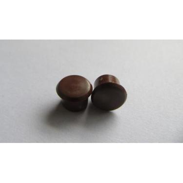 Imagem de Tapa Furo Com 10 Peças, Marrom, 8Mm - Fixser