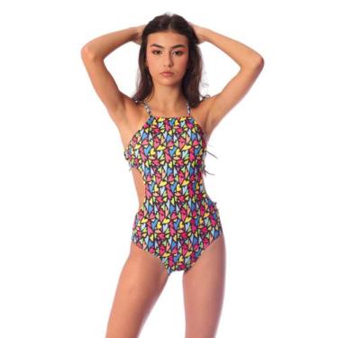 Imagem de Maiô Infanto Juvenil Amor em Cores Solenza, 3, Amarelo