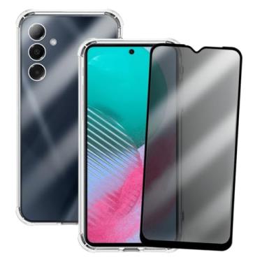 Imagem de Kit Capa Anti Impacto e Película Privacidade Para Galaxy M54